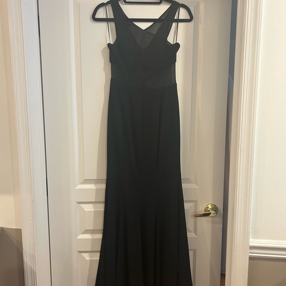 Jay Godfrey Black Tie Dress - Picture 4 of 6